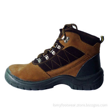 Safety Shoes, Made of Nubuck and PU Sole, Measures 36 to 48#/SB/S1/S1P/S3
